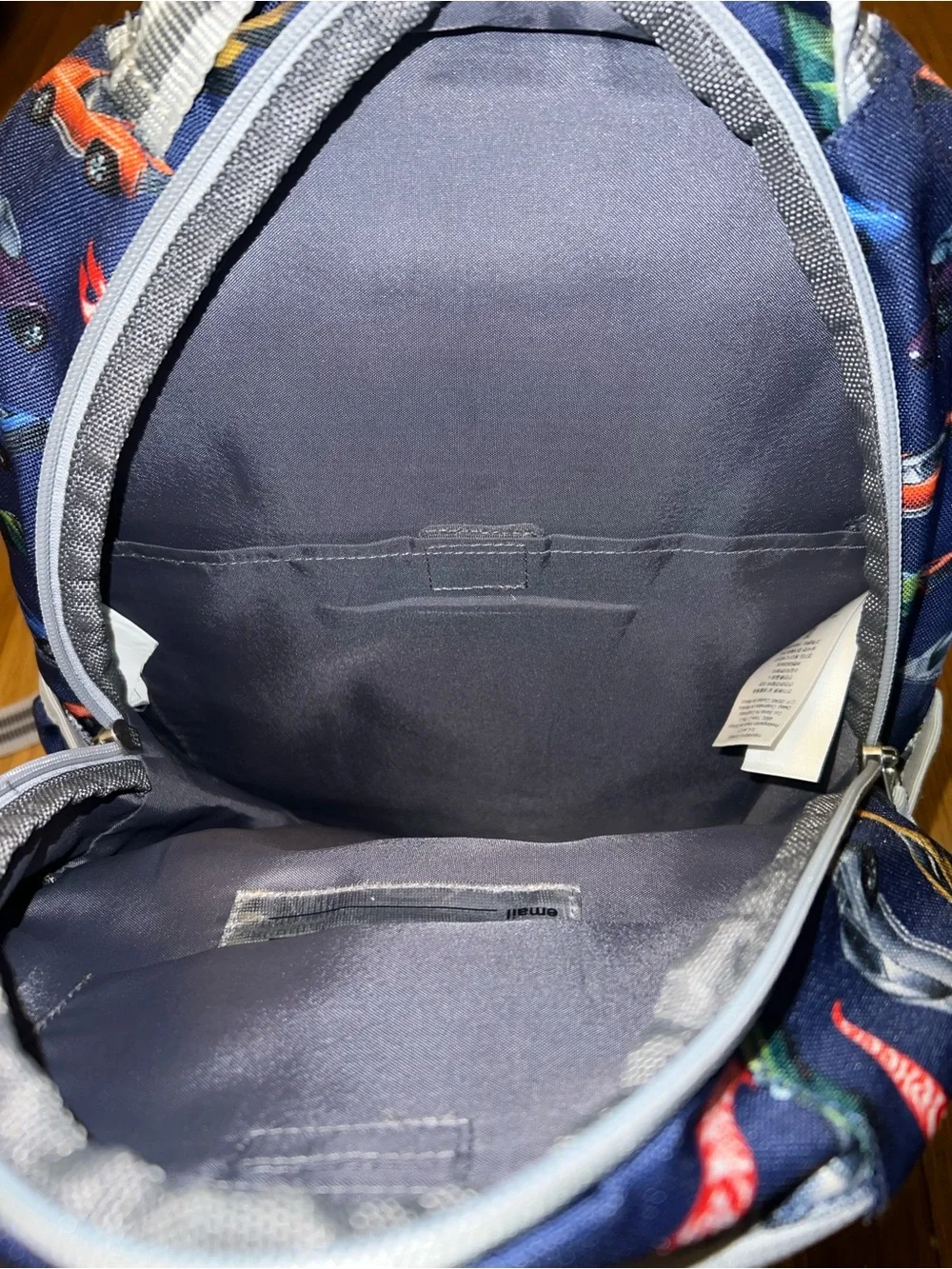 Pottery Barn x Hot Wheels Kids Mackenzie Embroidered Backpack LIKE NEW